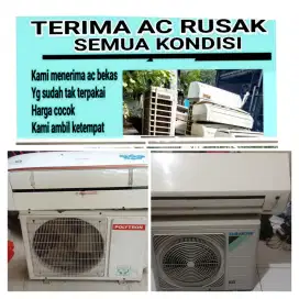 Terima ac bekas rusak