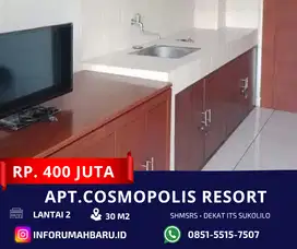 COSMOPOLIS Lantai 2 ‼️ Apartemen Studio Sukolilo dekat ITS dan Merr