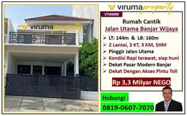 VTH0090 - Rumah Siap Huni, Banjar Wijaya, Pinggir Jalan Utama