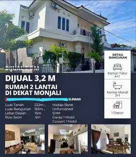 Rumah mewah bagus siap huni di jalan palagan km 4