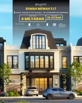Cluster BELLEFONT SUMMARECON serpong! 4man cicilan 20jutaan