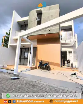 Hunian Modern Rumah 2 Lt Baru 5 Mnt Pemda Sleman & Sleman City Hall