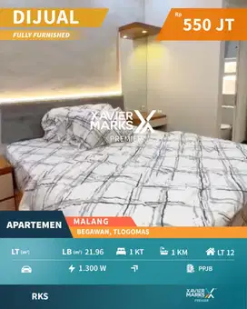 Super Murah Dijual Apartemen Begawan di Tlogomas Malang Dekat Kampus