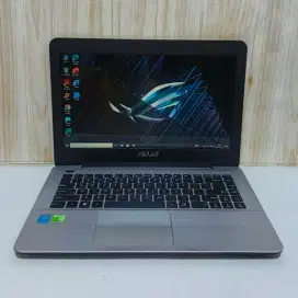 Asus X455L slim Nvidia Ram10GB/ssd128GB/hdd500GB gaming bogor