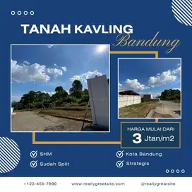 SEGERA MILIKI ! Tanah di  Kota Bandung Harga 3jtanm2