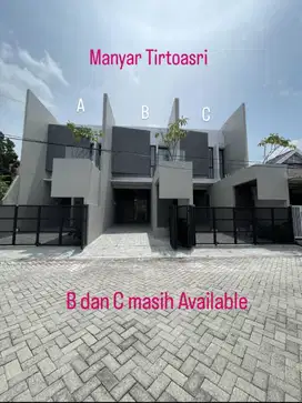 RUMAH BARU MINIMALIS MANYAR TIRTOSARI