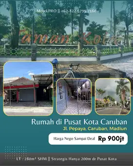 RUMAH PUSAT KOTA CARUBAN