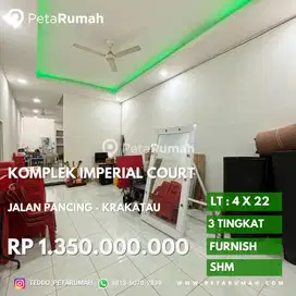 Rumah furnish imperial court jalan pancing daerah cemara krakatau
