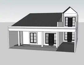 Rumah murah, full renov trima sprt baru di inkopol, bintara