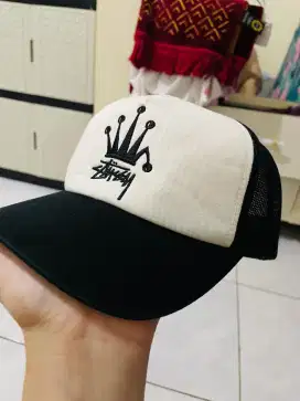 Topi stussy crown original