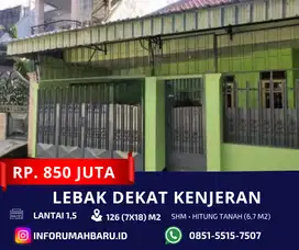 LEBAK dekat KENJERAN ‼️Jual Murah Rumah Hitung Tanah 6,7 Jutaan/m2