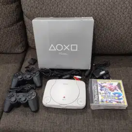 Sony Playstation PS1 PS 1 PS One Slim mulus 2 stik bonus kaset