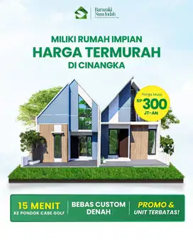 Rumah Syariah Strategis Di Depok, 10 menit ke Pondok Cabe Airport