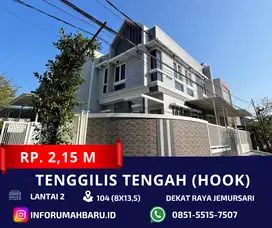 TENGGILIS TENGAH Row 5 Mobil‼️Rumah Scandinavian Style Baru 2 Lantai