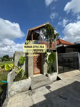 Jual Rumah style Villa view sawah Pasekan Batubulan Gianyar Bali