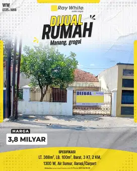 Dijual Rumah Luas & Strategis: Manang, Cocok Buat Keluarga Besar!