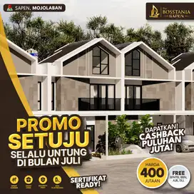 Hunian Skandinavian 2 Menit dari Pasar Jaten, Bonus Menarik !