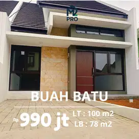 Rumah Baru Minimalis 1 Lantai Harga murah Dekat Tol Buahbatu