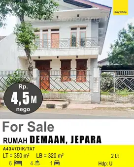 DIJUAL RUMAH DI DEMAAN JEPARA A4347