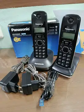 Panasonic KX TG1612 Cordless Bekas Pakai Like New