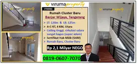 VTH0064 - Rumah Baru Cluster Baru, Banjar Wijaya, Dekat Pasar Modern