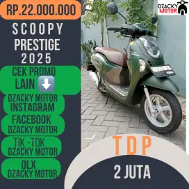 SCOOPY PRESTIGE 2025 SECOND LIKE NEW ISTIMEWA