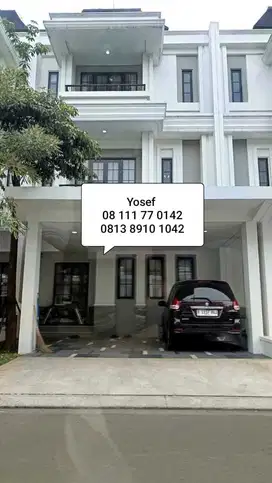 Dijual rumah cantik cluster Winona alam sutera