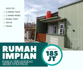 DIJUAL RUMAH CLUSTER CANTIK 2 KAMAR SIAP HUNI MULAI DARI 180 JUTAAN