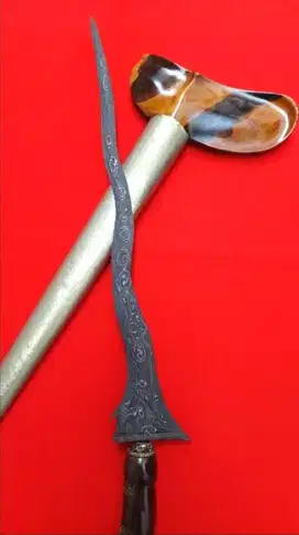 Keris Luk 7 Pamor Tiban Sepuh