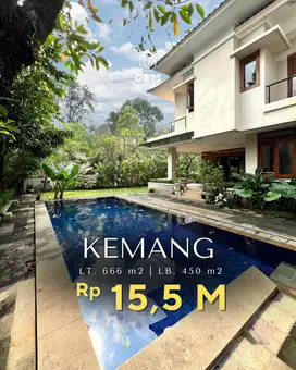 Rumah Cantik Ada Swimming Pool Dlm Komplek di Kemang Jakarta Selatan