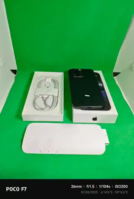 iphone 16 pro 128gb ibox garansi juni 2026 black titanium