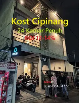 Rumah Kost 24 Kamar PENUH Roi 12-14% di Cipinang, Pulogadung