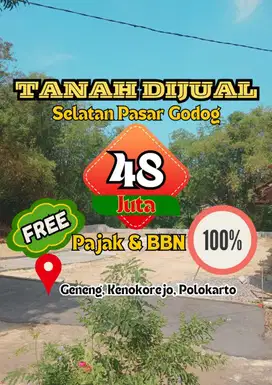TANAH DIJUAL SIAP BANGUN LOKASI ASRI NYAMAN