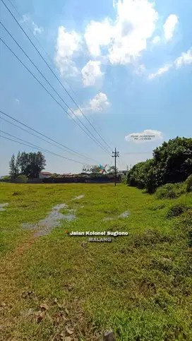 Tanah Lokasi Strategis Di Jalan Kolonel Sugiono Sukun Malang
