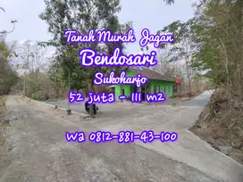 JUAL TANAH KAVLING MURAH DI JAGAN BENDOSARI SUKOHARJO TIMUR MULUR