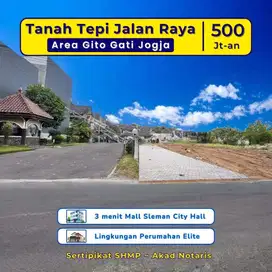 Tanah Tepi Jalan Dkt Masjid Suciati & Mall SCH, Nyaman Huni & Asri