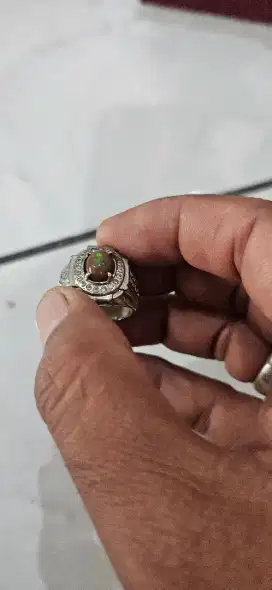 Batu akik kalimaya  black oval