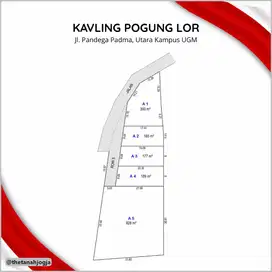 Kapling Depan Kampus UGM Yogya, Pilihan Tepat Bangun Kost