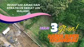 Tanah Siap Bangun Area Sumbersekar Cocok untuk Hunian atau Rukos