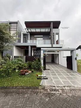 Rumah Design Modern Siap Huni Di Cluster Golf Kota Araya Malang