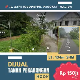 Tanah pekarangan pinggir jalan poros jogodayuh