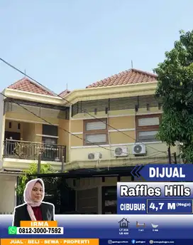 Dijual Rumah Semi Furnished Raffles Hills Cibubur Siap Huni