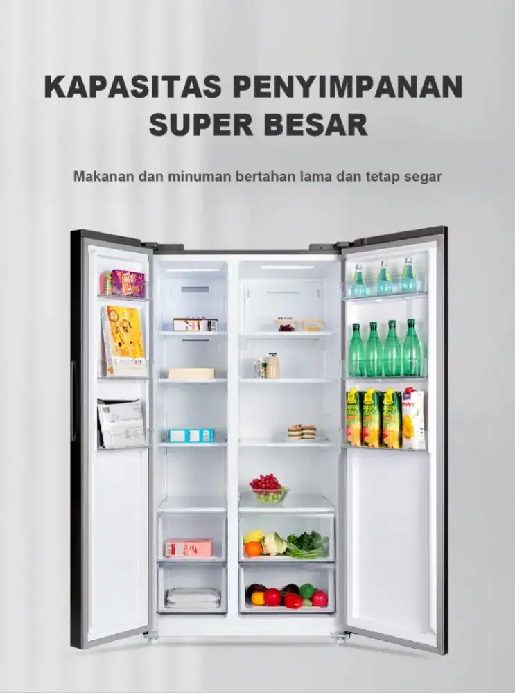 PROMO TERMURAH ! KULKAS CANGHONG SBS  560 L SMART INVERTER FSS680NB