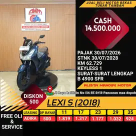 DP 500 BISA BAWA PULANG LEXI S KEYLESS TH 2018 PLAT JAKSELO PAJAK ON