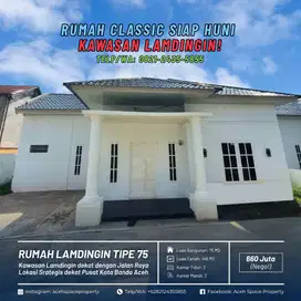 Dijual Rumah Classic di Lamdingin - Dekat Taufik Kopi dan SMEA Premium