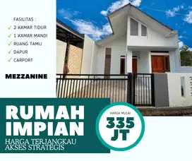 DIJUAL CLUSTER MODERN 2 KAMAR AKSES STRATEGIS MULAI DARI 235 JUTAAN