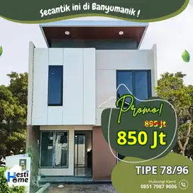 Rumah 2 Lantai Bonus melimpah City Leaf Banyumanik Turun Harga 850Jt