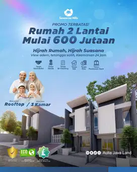 Rumah Baru 2 Lantai di dekat alun2 ujung berung cijambe arcamanik