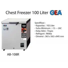 Freezer GEA 100 liter