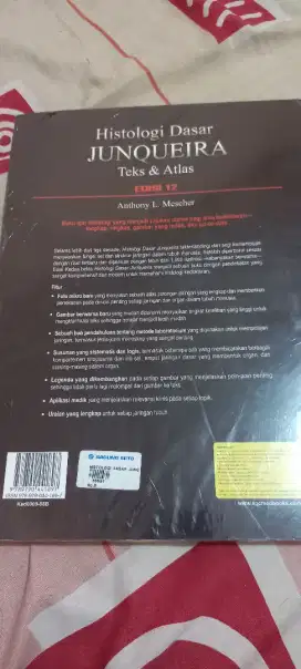 DIJUAL BUKU HISTOLOGI DASA JUNQUEIRA JILID 12